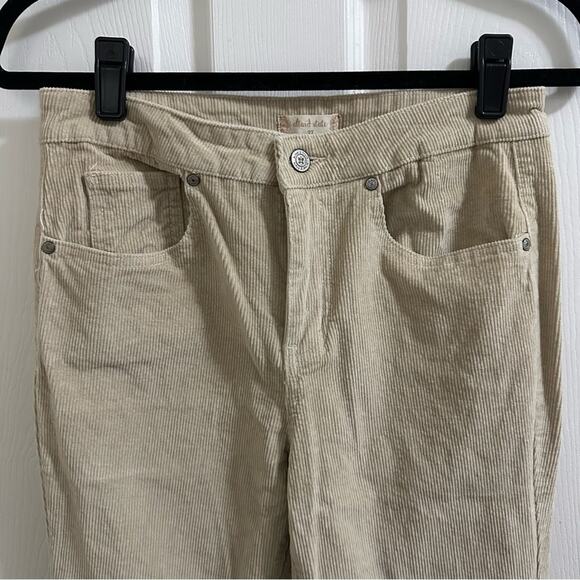 ALTAR’D STATE Corduroy Flare Bell Bottom Stretch Pants Women’s size 27 Beige Tan - Picture 2 of 13